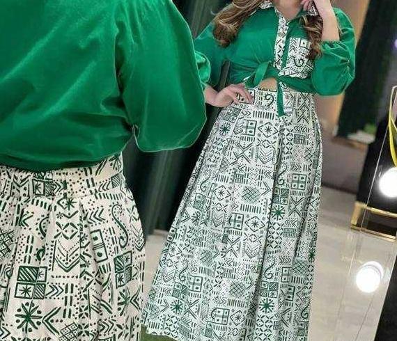 عکس دامن نخی بلند