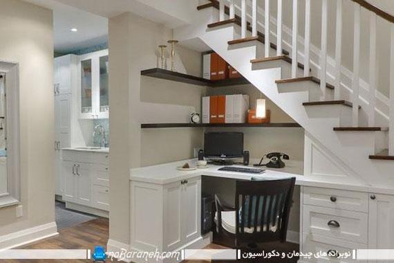عکس ایده برای زیر راه پله
