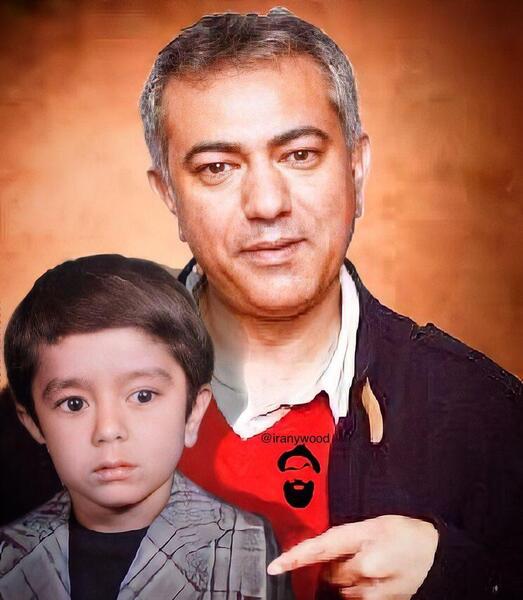 عکس بچگی مهران مدیری