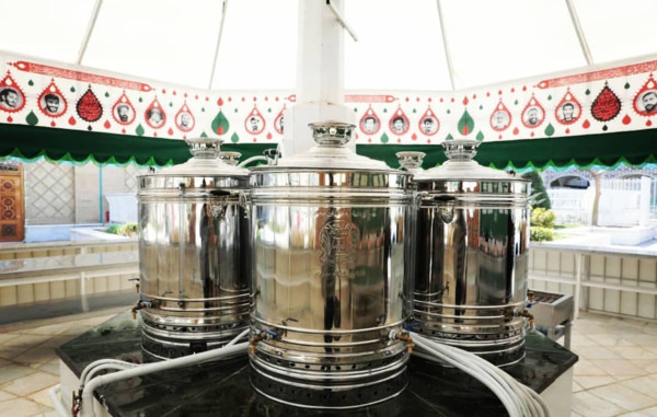 عکس نوشته چای حرم امام رضا