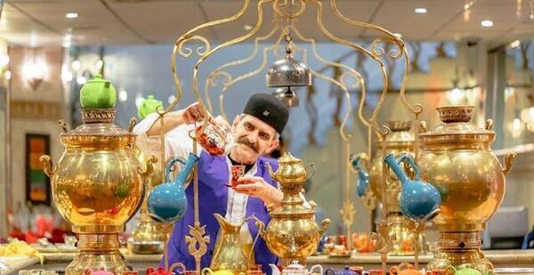 عکس نوشته چای حرم امام رضا