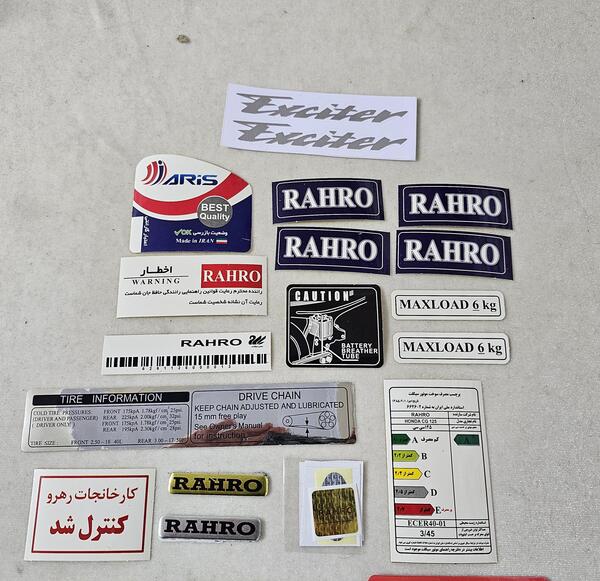عکس برچسب هوندا
