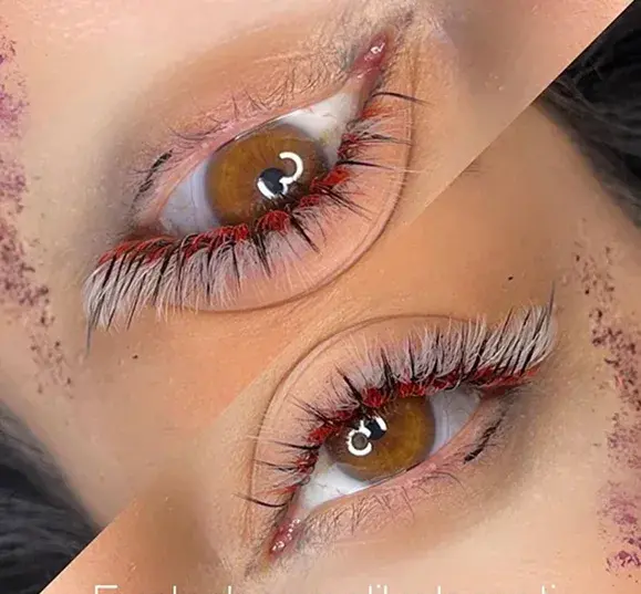 عکس کاشت مژه والیوم