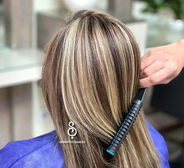عکس رنگ و مش کرم قهوه ای