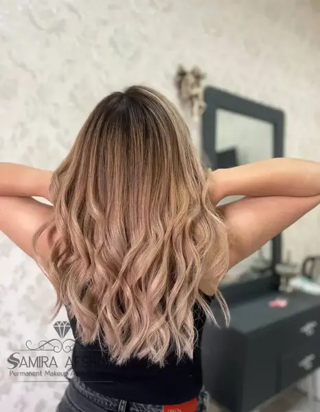 عکس رنگ و مش کرم قهوه ای