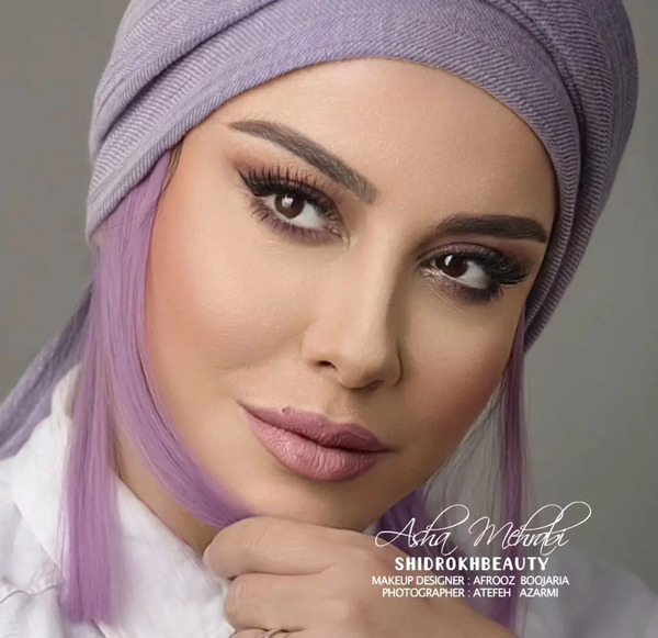 عکس آشا محرابی و دخترش