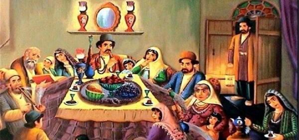 عکس شب یلدا مبارک کودکانه