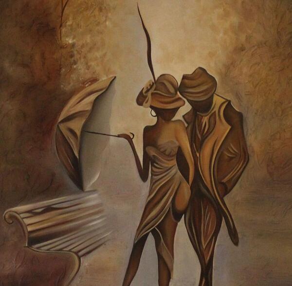 عکس نقاشی مدرن عشق