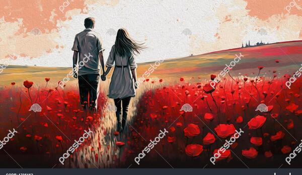 عکس نقاشی مدرن عشق