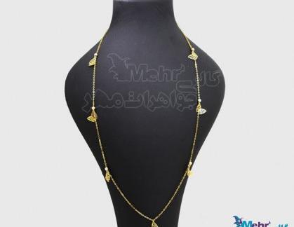 عکس گردنبند رو لباسی طلا