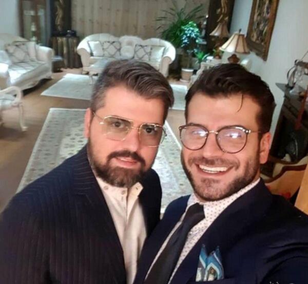 عکس روزبه حصاری با عینک