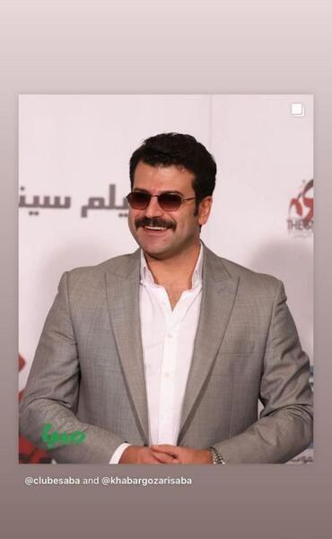 عکس روزبه حصاری با عینک