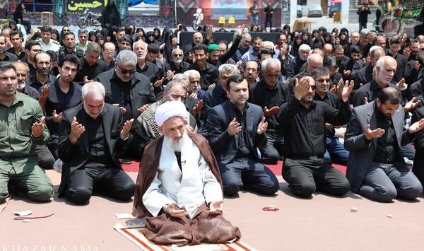 عکس نماز ظهر عاشورا امام حسین