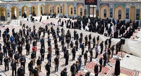 عکس نماز ظهر عاشورا امام حسین