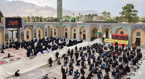 عکس نماز ظهر عاشورا امام حسین