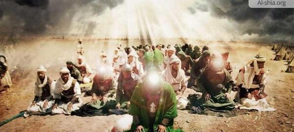 عکس نماز ظهر عاشورا امام حسین