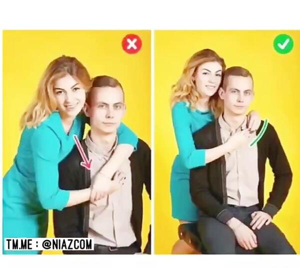 ژست عکس دوش گرفتن دونفره