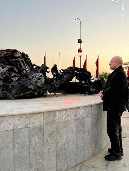 عکس حاج قاسم سلیمانی در لحظه شهادت