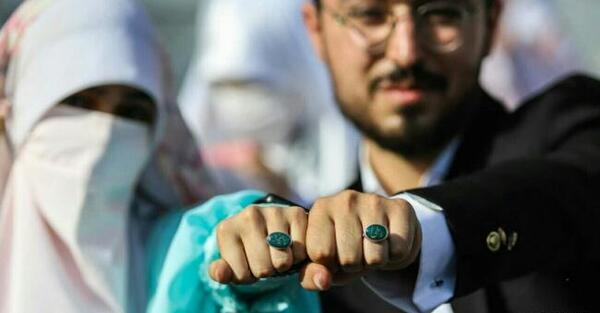عکس حلقه نامزدی مذهبی
