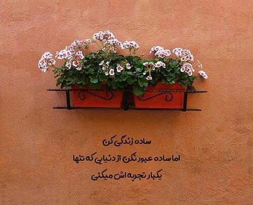 عکس نوشته زندگی قشنگ است
