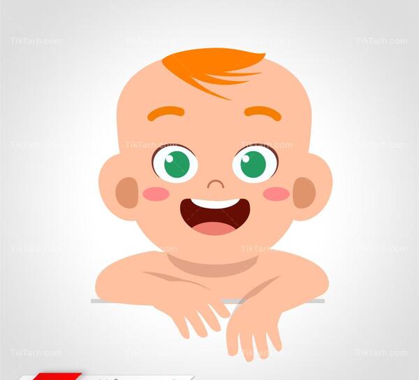 عکس نوزاد پسر چشم سبز