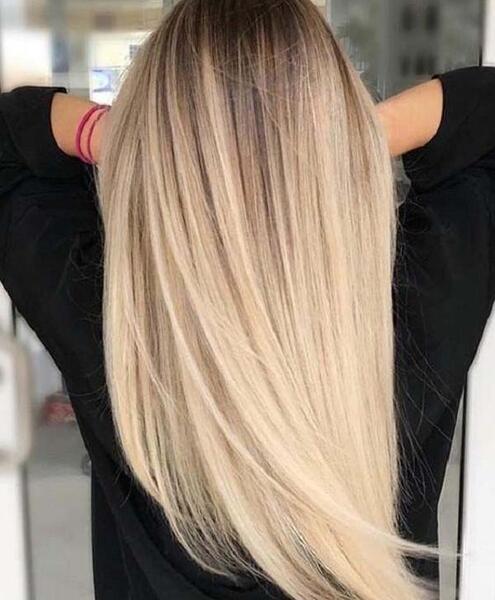 عکس رنگ مو بلوند روشن