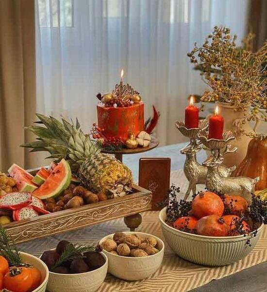 عکس ایده برای یلدایی عروس