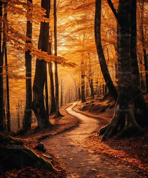 عکس منظره زیبا پاییزی