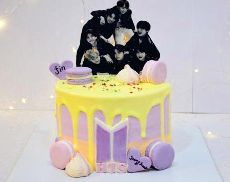 عکس کیک bts