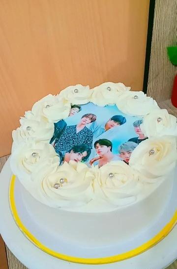 عکس کیک bts