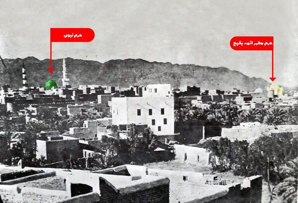 عکس حرم بقیع قبل از تخریب