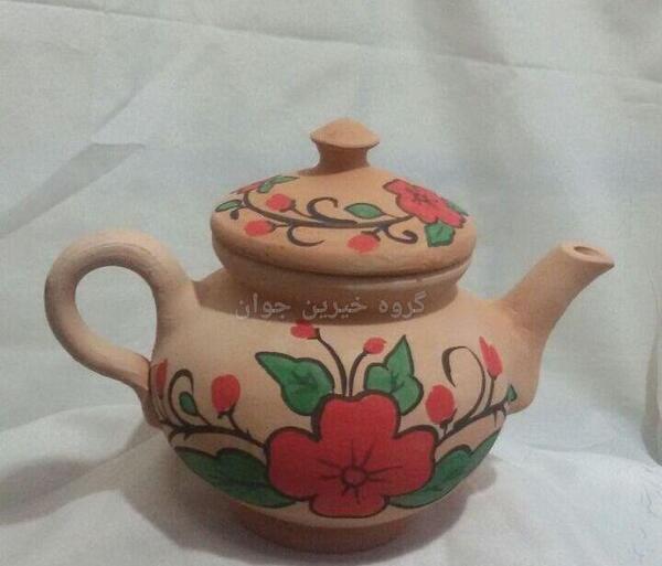 عکس نقاشی ساده قوری