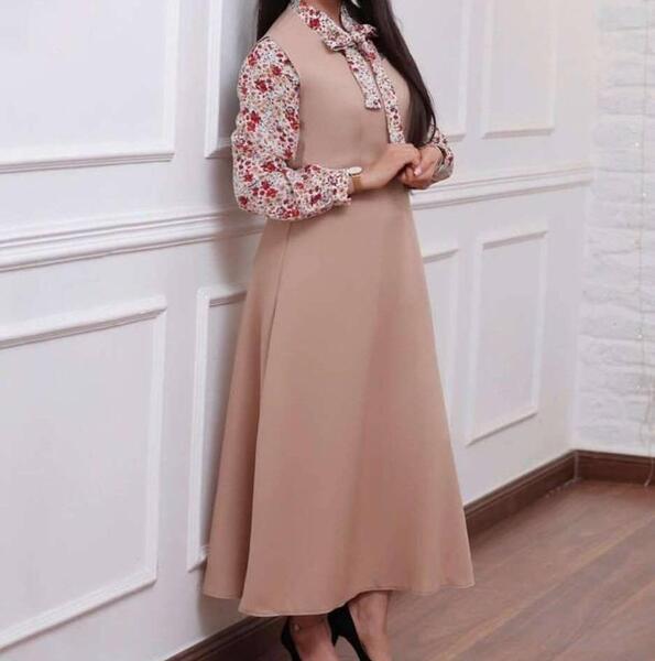عکس مدل سارافون طوسی زنانه
