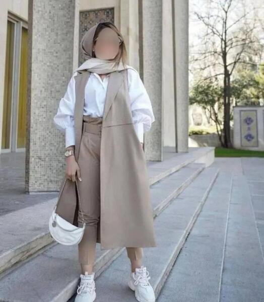 عکس مدل سارافون طوسی زنانه