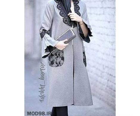 عکس مدل سارافون طوسی زنانه