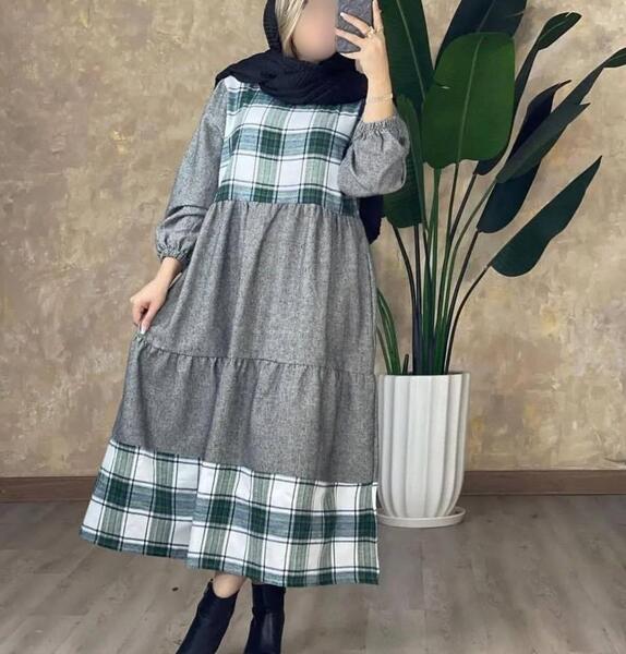 عکس مدل سارافون طوسی زنانه