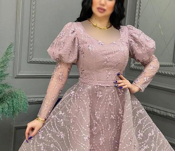 عکس لباس مجلسی دخترانه آستین بلند