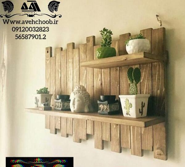 عکس دکور چوبی دیواری