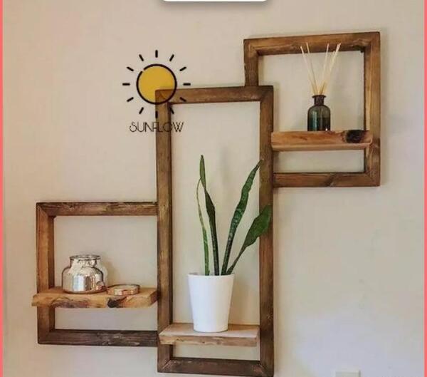 عکس دکور چوبی دیواری