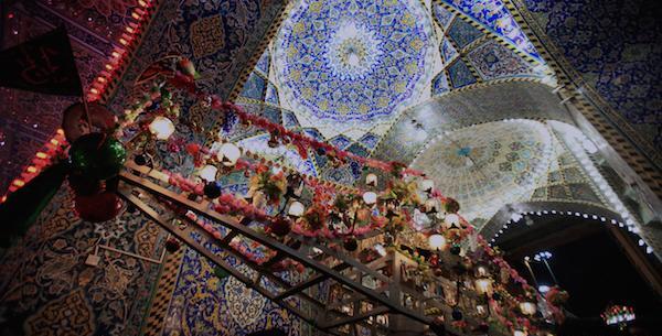 عکس حرم امام حسین از روبرو