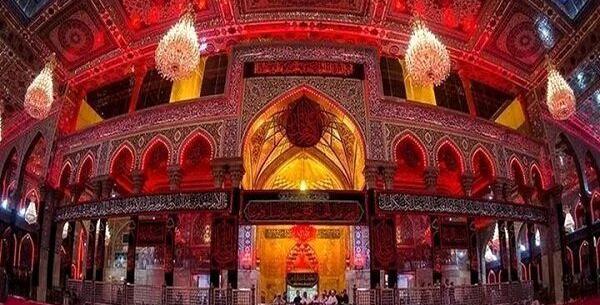 عکس حرم امام حسین از روبرو