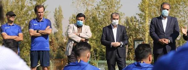 عکس خلیل زاده هیات مدیره استقلال