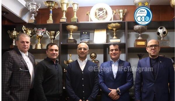عکس خلیل زاده هیات مدیره استقلال