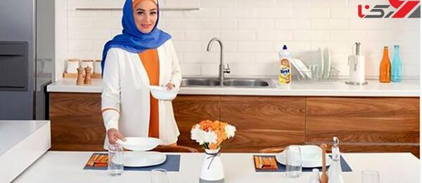 عکس الهام حمیدی در خانه اش