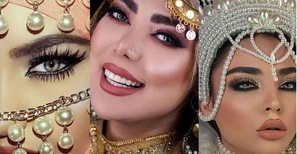 عکس های عروس قبل و بعد از آرایش ایرانی