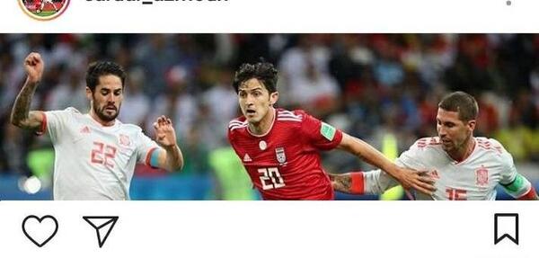 عکس فوتبال سردار آزمون