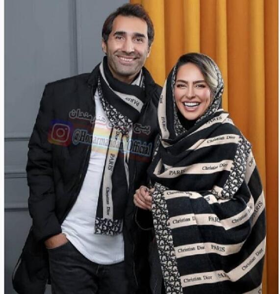 عکس سمانه پاکدل و شوهرش