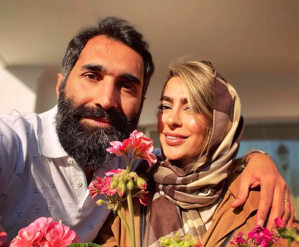 عکس سمانه پاکدل و شوهرش