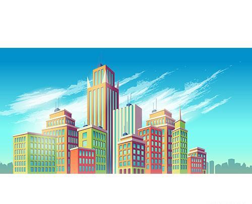 عکس ساختمان کارتونی