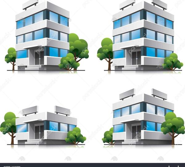 عکس ساختمان کارتونی